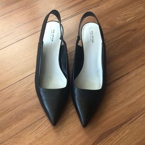 Via Spiga leather slingbacks